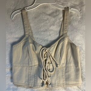 American Eagle Corset Crop Top